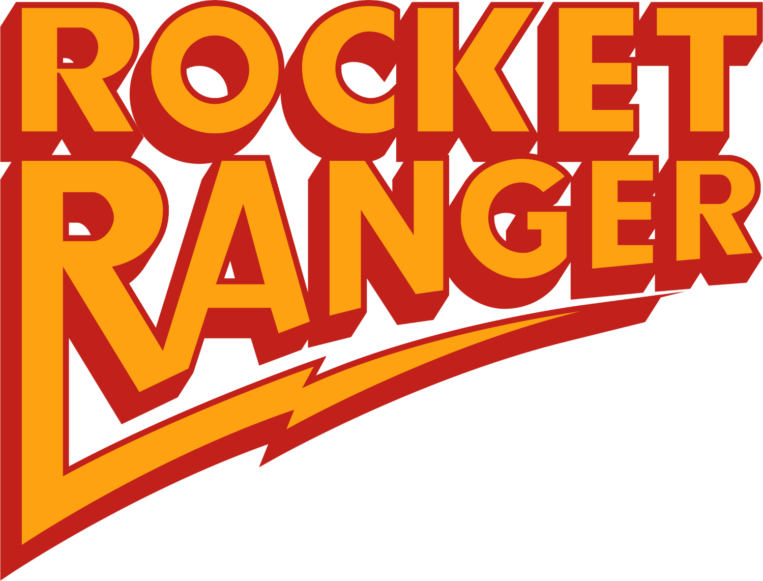 Rocket Ranger logo for Commodore 64